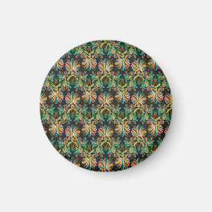 Íman Carteira de luxo ornamentado Flor
