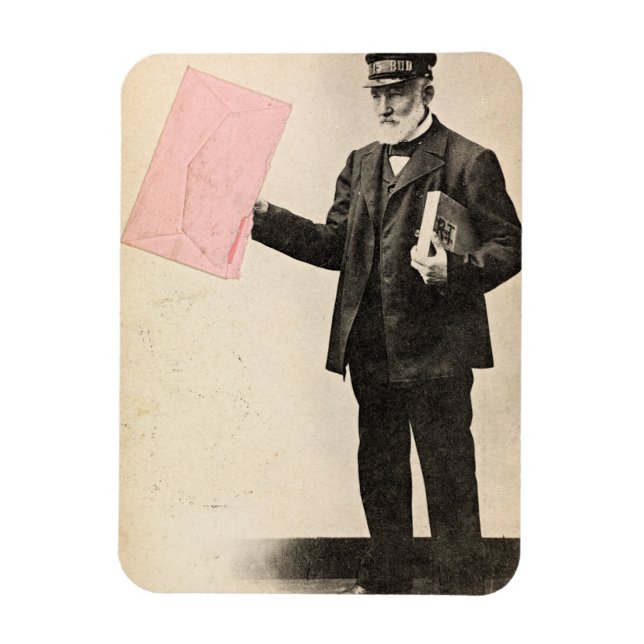 Íman Carteiro romântico da Vintage (Vertical)