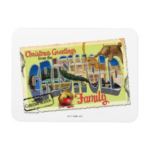 Íman cartões de natal da família Griswold