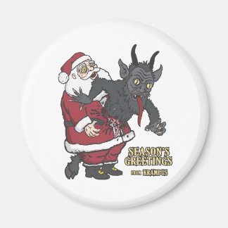 Íman Cartões de natal de Krampus (e Papais noeis)
