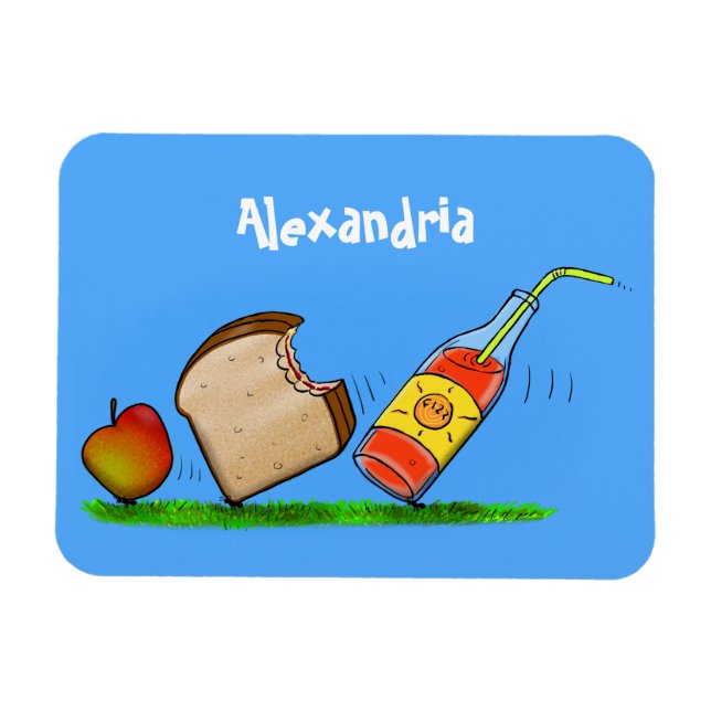 Íman Cartografia de formigas engraçadas (Horizontal)