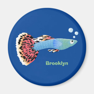 Íman Cartografia de peixe tropical de rico bonito