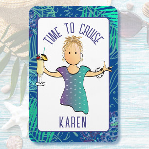 Íman Cartografia Engraçada pela Porta do Cruzeiro de Pr