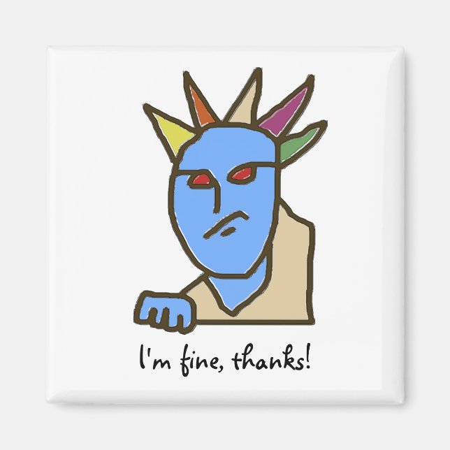 Íman Cartografia Engraçado WEIRDOS Enganada (Frente)