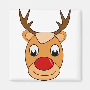 Íman Cartografia para Crianças de Natal Deer Rudolph S