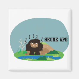 Íman Cartoon Bonito Skunk Ape