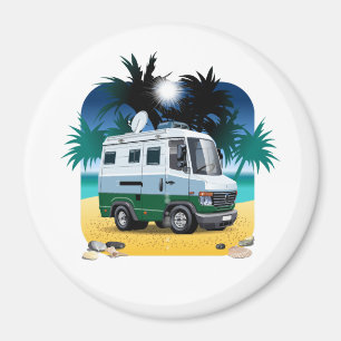 Íman Cartoon Camper