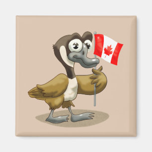 Íman Cartoon Canada Goose