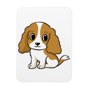 Íman cartoon cavalier king charles spaniel blenheim