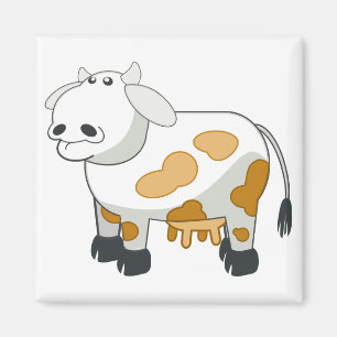Íman Cartoon Dairy Cow Magnet