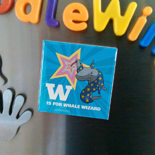 Íman Cartoon de Alphabet Parody Feiticeiro