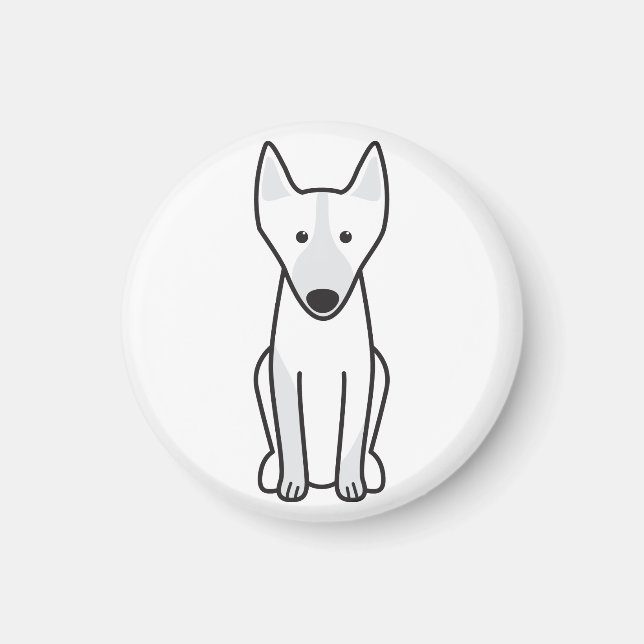 Íman Cartoon de Cachorro Kelpie australiano (Frente)