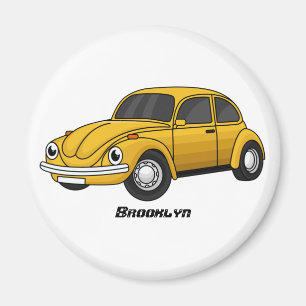 Íman Cartoon de carro clássico