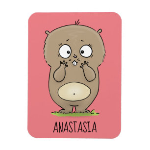 Íman Cartoon de hamster adorável