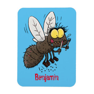 Íman Cartoon de insetos com mosca-da-espada