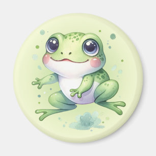 Íman Cartoon de Sapo Verde