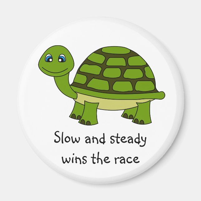 Íman Cartoon de Tartaruga (Frente)