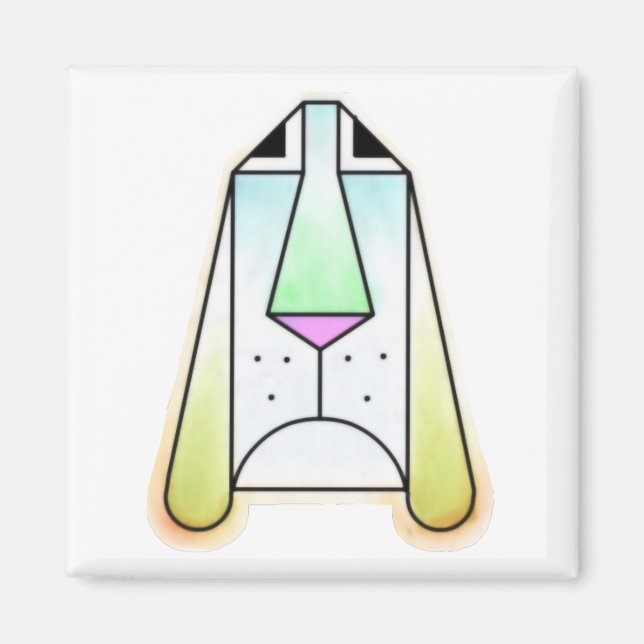 Íman Cartoon Droopy Bloodhound Magnet (Frente)