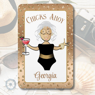 Íman Cartoon Engraçado Dizendo Marrom Madura Porta Crui