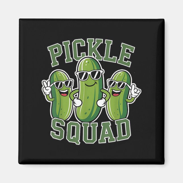 Íman Cartoon Engraçado Pickles Dover Doce Piada Comida  (Frente)