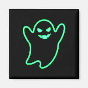 Íman Cartoon estilo neon Ghost Halloween Tee
