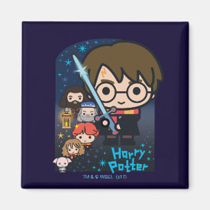Íman Cartoon Harry Potter Câmara Secreta Gráfico