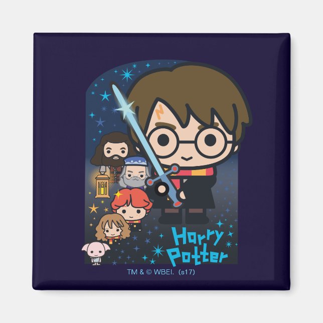 Íman Cartoon Harry Potter Câmara Secreta Gráfico (Frente)