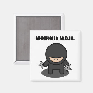 Íman Cartoon japonês Engraçado Ninja