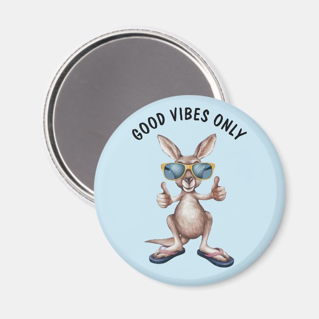 Íman Cartoon Kangaroo (Front/Back)