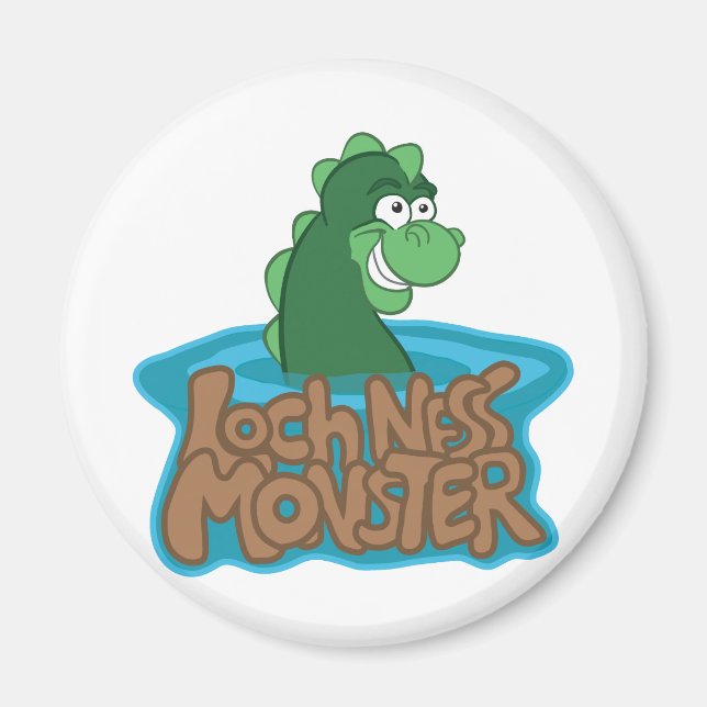 Íman Cartoon Loch Ness (Frente)