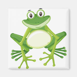 Íman Cartoon sapo verde