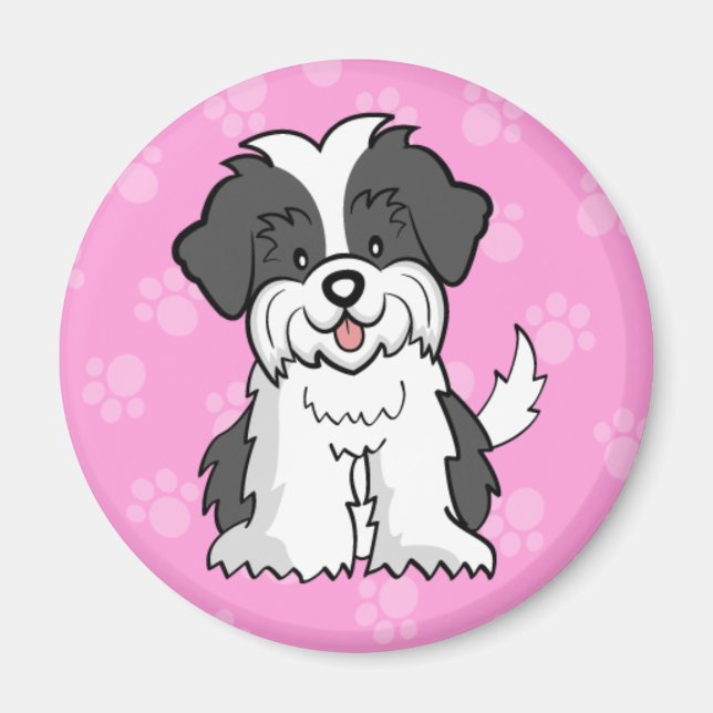 Íman Cartoon ShihTzu Magnet (Frente)