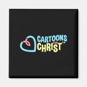 Íman Cartoons Para Cristo - Cristão, Fé, Jesus, Rel