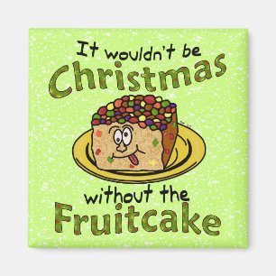 Íman Cartum de Natal Engraçado Frutcake
