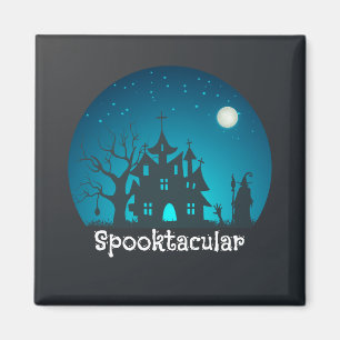 Íman Casa Azul e Negra Assaltada Spooktacular