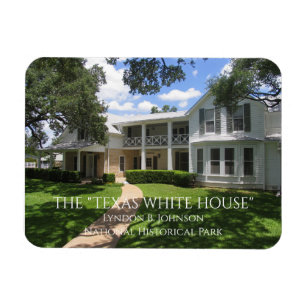 Íman Casa Branca do Texas, Lyndon B. Cartão-postal Joh