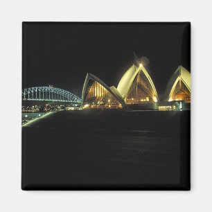 Íman Casa da Ópera de Sydney à noite, Nova Gales do Sul