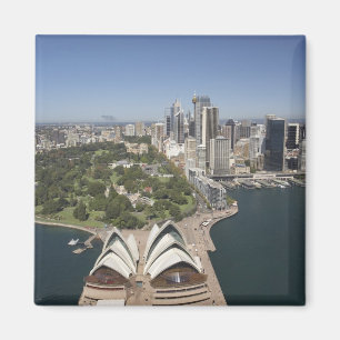 Íman Casa da Ópera de Sydney, Jardins Botânicos Reais, 