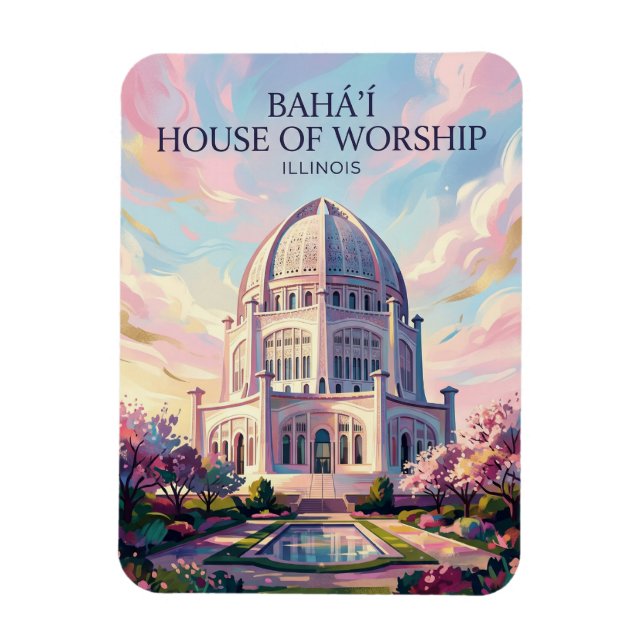 Íman Casa de Adoração Bahá'í dos EUA (Vertical)