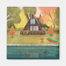 Íman Casa de Cabina A-Frame