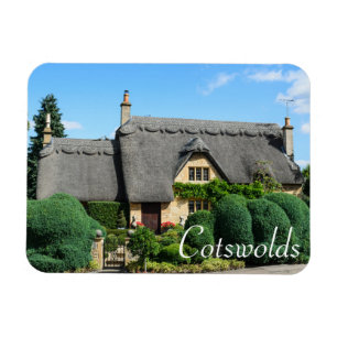 Íman Casa de campo do telhado Thatched no Cotswolds