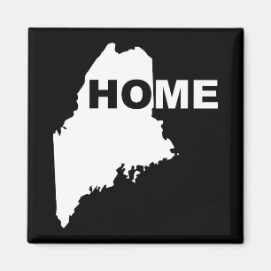 Íman Casa de Maine longe da imã de geladeira do estado