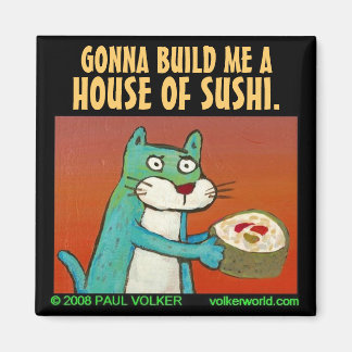 ÍMAN CASA DE SUSHI. $ 3,00