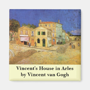 Íman Casa de Vincent em Arles, por Vincent van Gogh