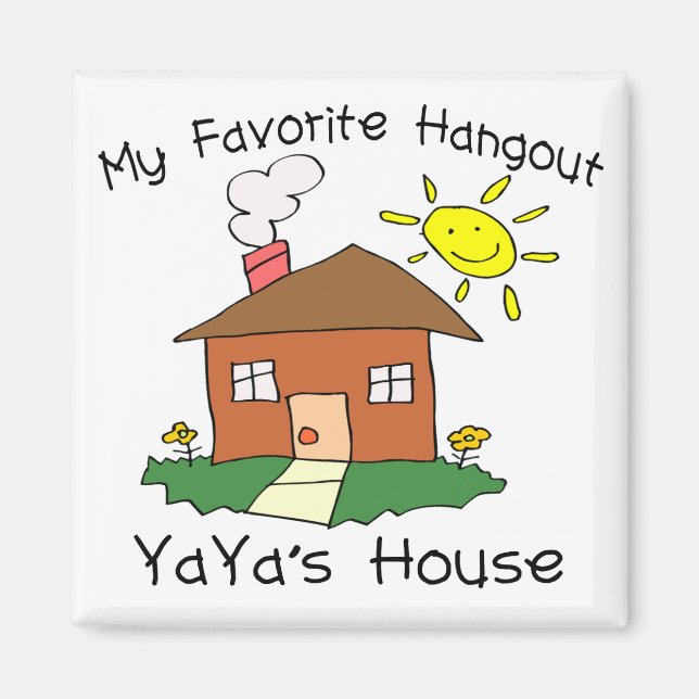 Íman Casa de YaYa para o Hangout Favorito (Frente)