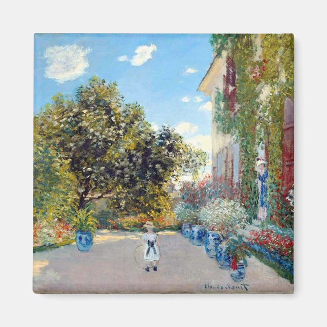 Íman Casa do Artista na Argentina, por Claude Monet (Frente)