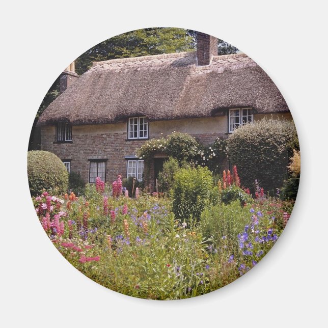 Íman Casa do Red Thomas Hardy, Dorset, flor da Inglater (Frente)