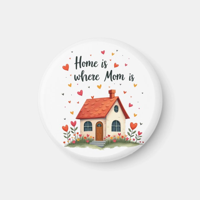 Íman Casa é onde a mãe está... Doce Dia das Mães Sensív (Frente)