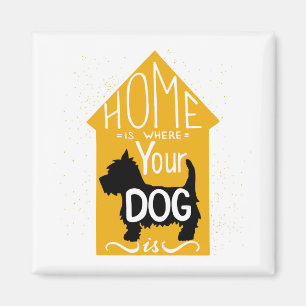 Íman Casa É Onde O Cachorro Está