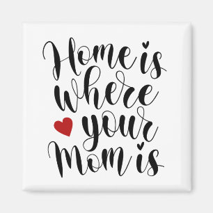 Íman Casa é onde sua mãe está Dia de as mães  Magne